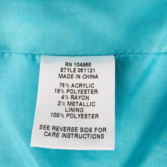 Henry Lee Vintage Boucle Knit Jacket Size 8 - Picture 4 of 6